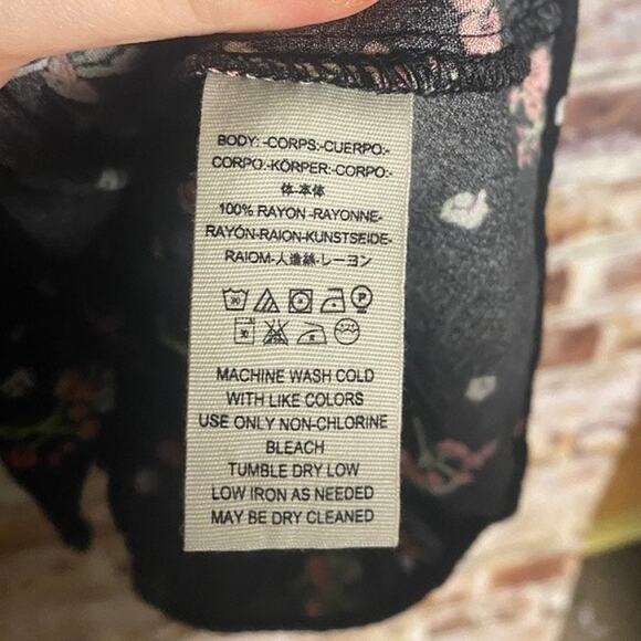 Free People Tango at Night Floral Faux Wrap Skirt Romper w Pockets - Picture 11 of 13